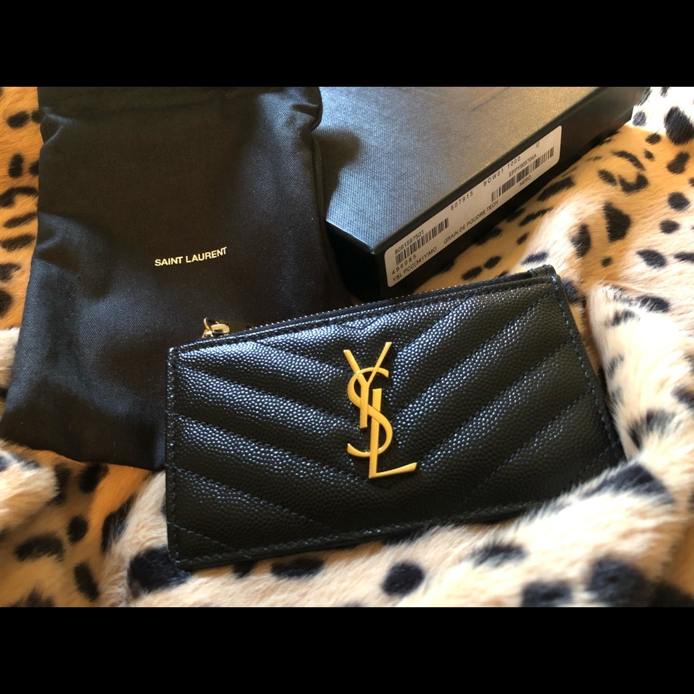 Ysl card holder (10/10 condition!)